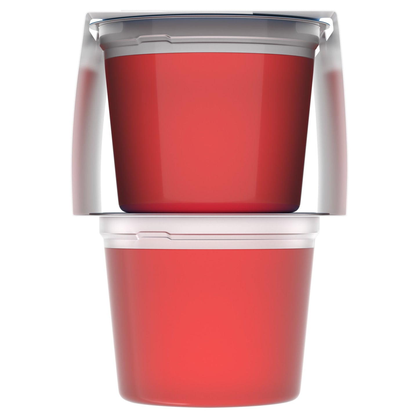 Jell-O Original Strawberry Jello Cups Gelatin Snack, 4 Ct Cups