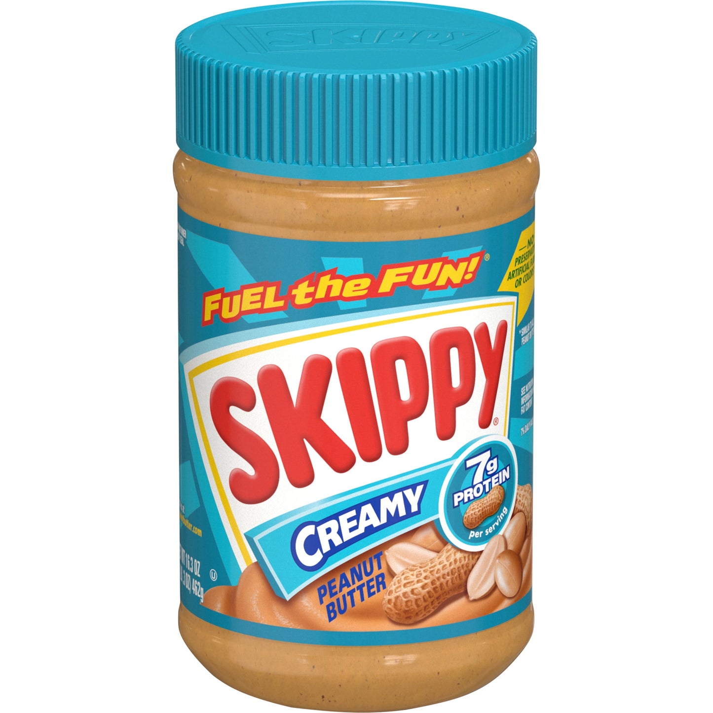 SKIPPY Peanut Butter, Creamy, Plastic Jar 16.3 oz