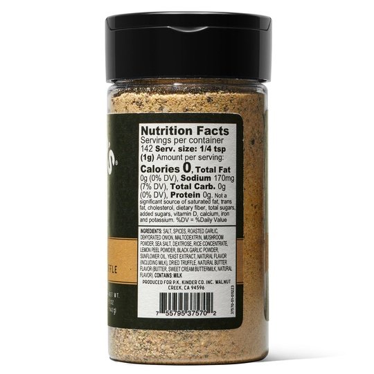 Kinder's Prime Steak with Black Garlic and Truffle Rub and Seasoning, 5oz