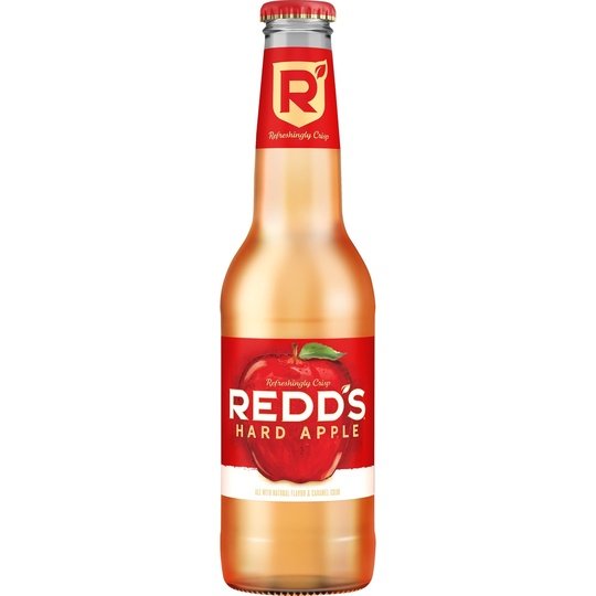 Redd's Hard Apple Fruit Beer, 6 Pack, 12 fl oz Bottles, 5% ABV