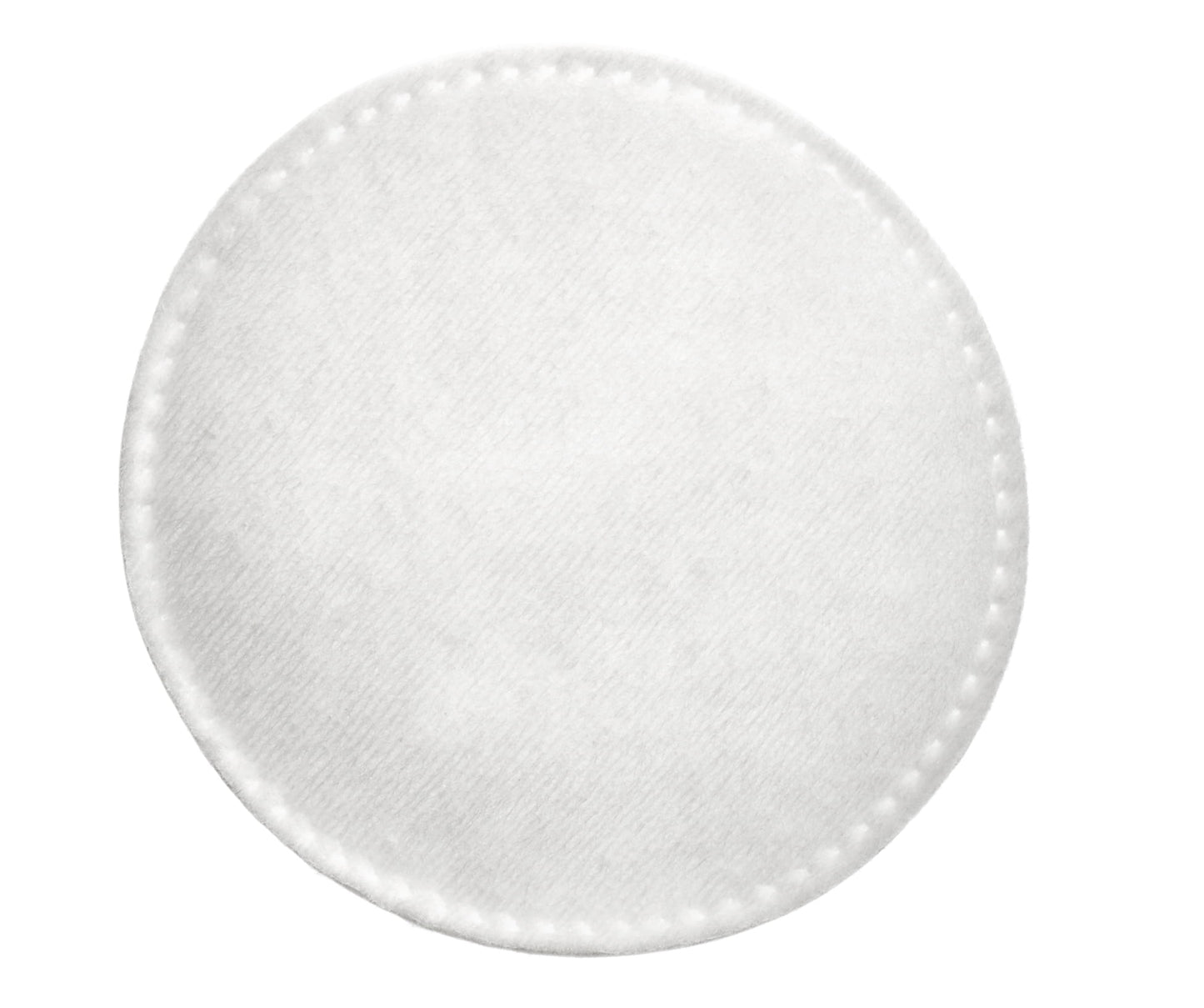 Swisspers Premium  White 2.25" Cotton Rounds with Stitched Edge, 100 Count