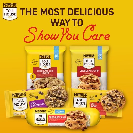 Nestle Toll House Semi Sweet Chocolate Baking Chips, 36 oz Bag