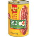 HORMEL Chili Coney Island Inspired No Bean, No Artificial Ingredients, 15 Oz