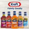 Kraft Creamy French Salad Dressing, 16 fl oz Bottle