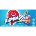 Airheads Chewy Candy Bars Movie Theater Box, Assorted Flavors, 3.3 oz, 6 Ct