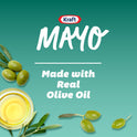 Kraft Mayo with Olive Oil Reduced Fat Mayonnaise, 30 fl oz Jar