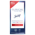 Secret Clinical Strength Soft Solid Antiperspirant and Deodorant for Women, Active Fresh, 2.6 oz