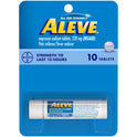 Aleve Tablets Naproxen Sodium Pain Reliever, 10 Count