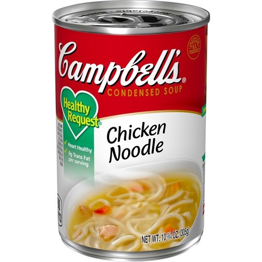 Campbell’s Condensed Healthy Request Chicken Noodle Soup, 10.75 Ounce Can