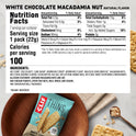 CLIF BAR Thins - White Chocolate Macadamia Nut Flavor - Crispy Snack Bars - Made with Organic Oats - Non-GMO - Plant-Based - 100 Calorie Packs - 0.78 oz. (7 Pack)