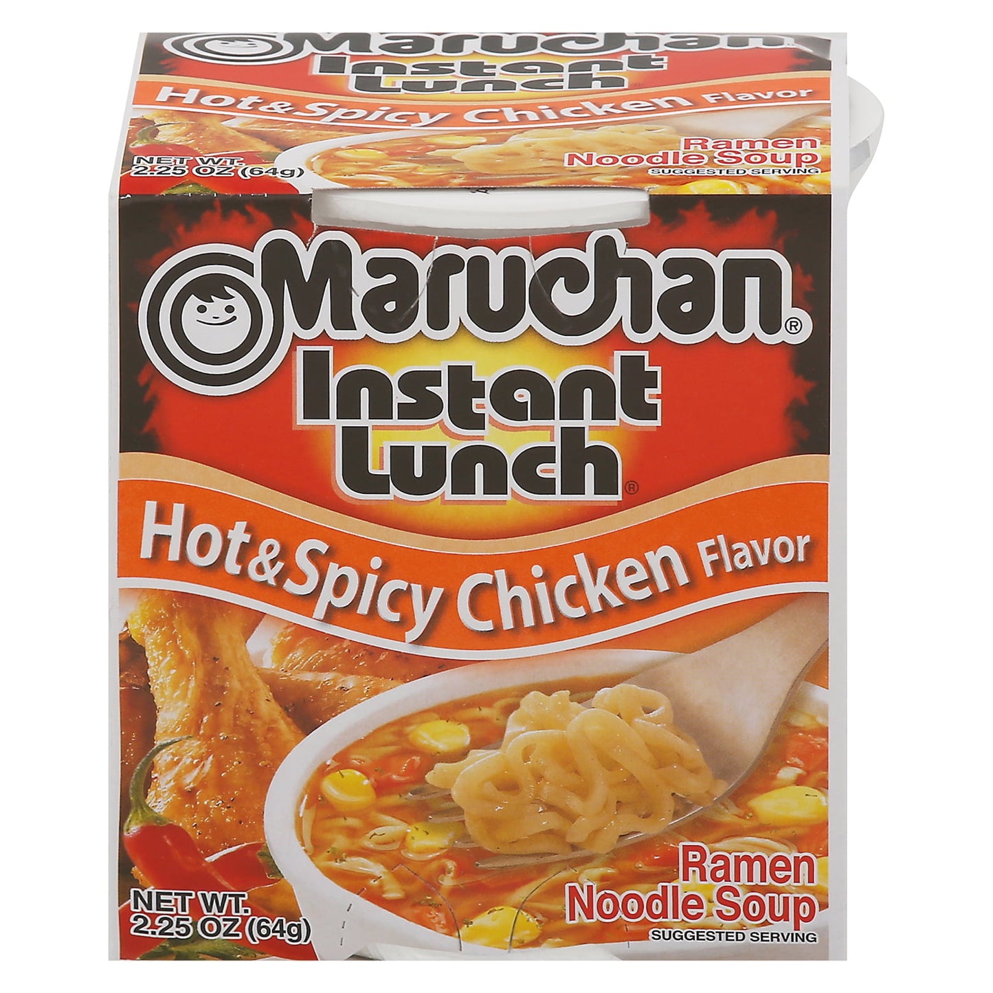 Maruchan Instant Lunch Hot & Spicy Chicken Ramen Noodle Soup, 2.25 oz Shelf Stable Cup