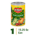 Del Monte Fruit Cocktail, Heavy Syrup, Canned Fruit, 15.25 oz Can