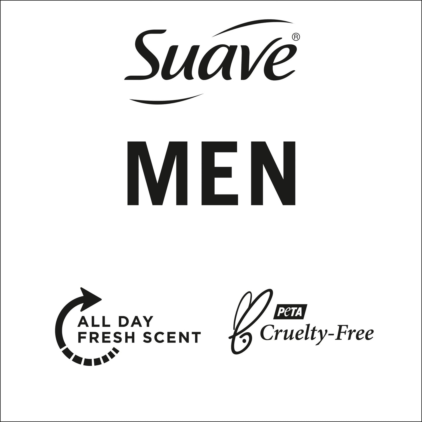 Suave Men Citrus Rush 3-in-1 Shampoo Conditioner Body Wash, All Hair Types 28 oz