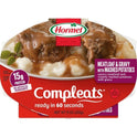 HORMEL COMPLEATS Meatloaf & Gravy with Mashed Potatoes, Plastic Tray 9 oz