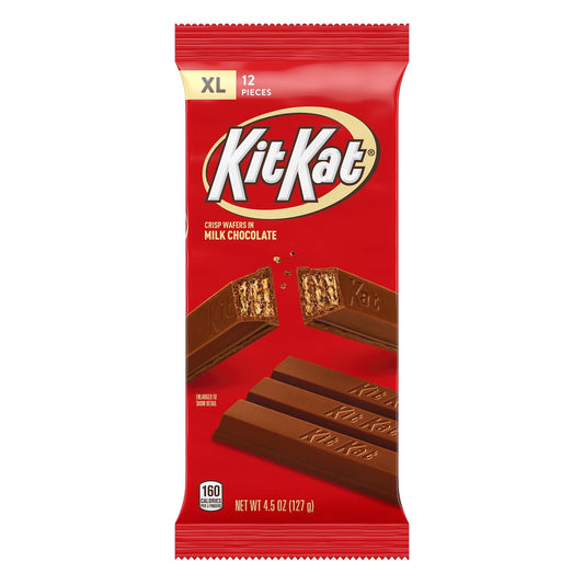 Kit Kat® Milk Chocolate Wafer XL Candy, Bar 4.5 oz, 12 Pieces