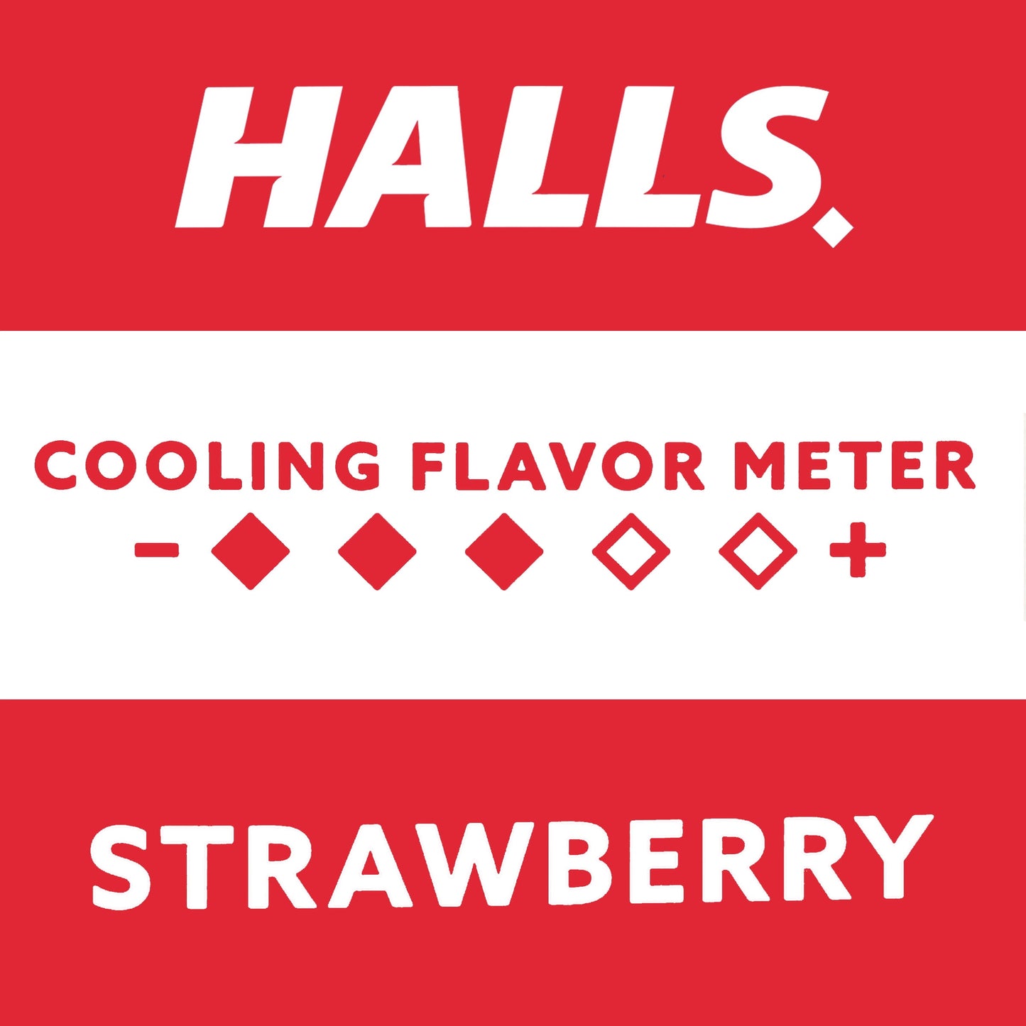 HALLS Relief Strawberry Cough Drops, Economy Pack, 80 Drops