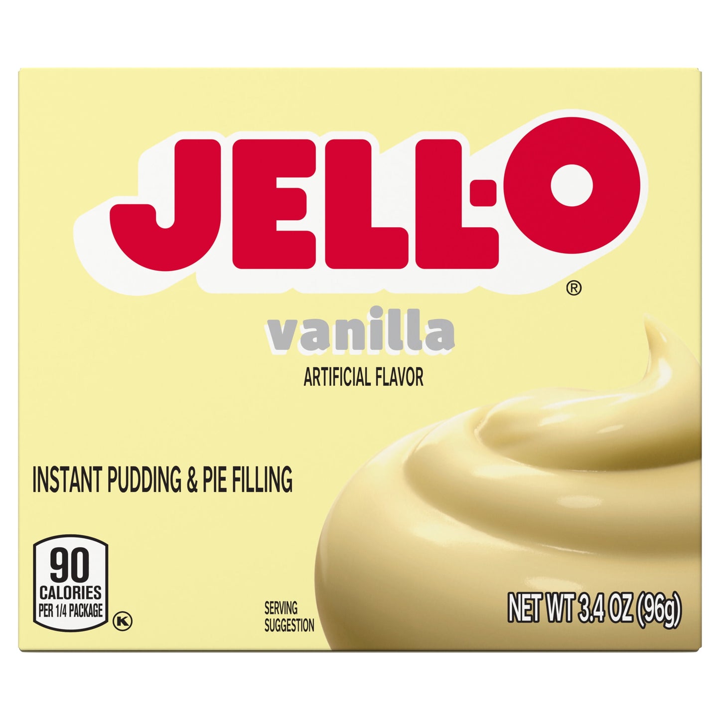 Jell-O Vanilla Instant Pudding Mix & Pie Filling, 3.4 oz. Box