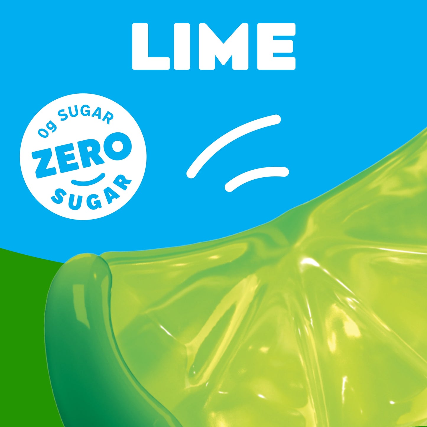 Jell-O Lime Artificially Flavored Zero Sugar Low Calorie Gelatin Dessert Mix, Family Size, 0.6 oz Box
