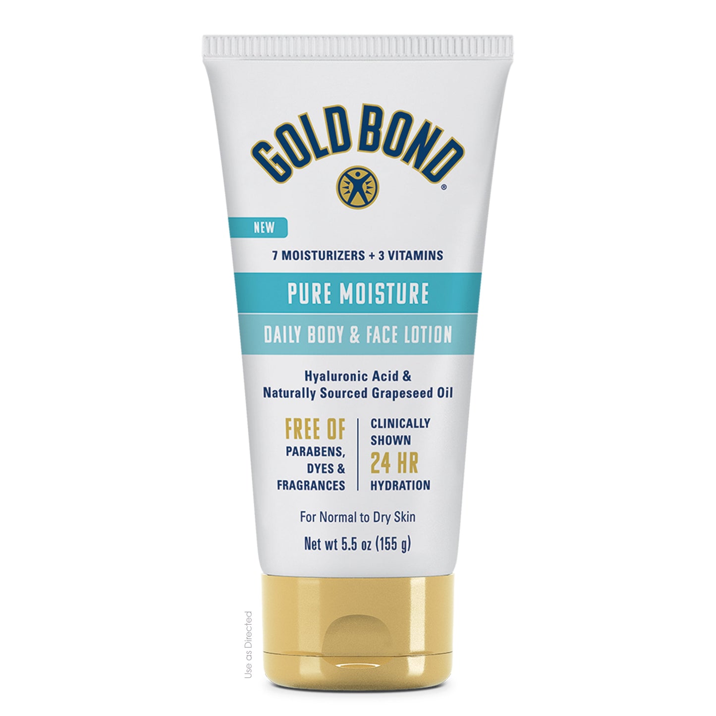 Gold Bond Pure Moisture Body and Face Lotion & Cream for Dry Skin 5.5oz