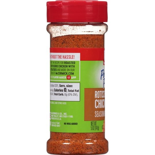 McCormick Perfect Pinch Rotisserie Chicken Seasoning, 5 oz Mixed Spices & Seasonings