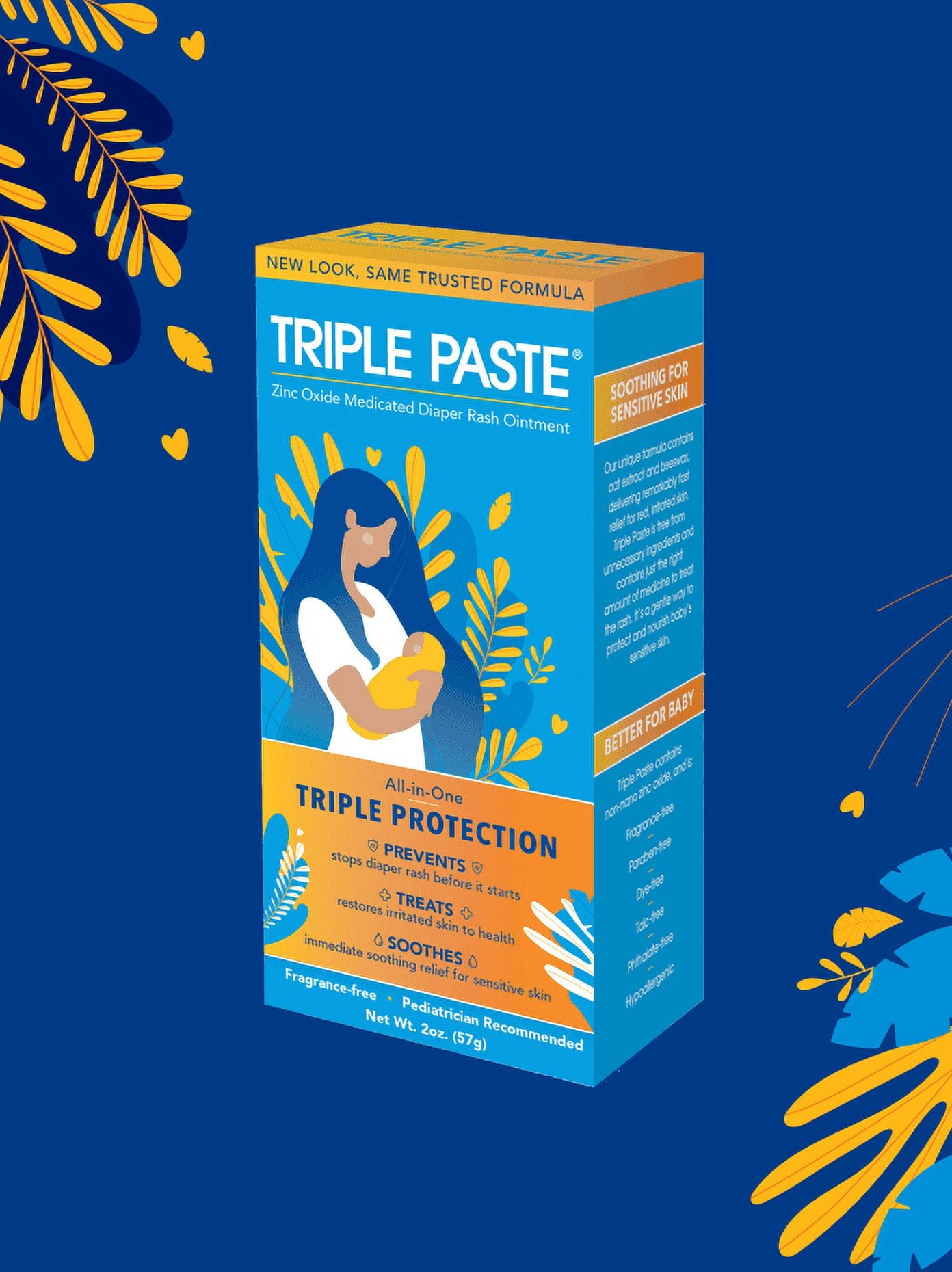 Triple Paste Diaper Rash Ointment 2 Oz