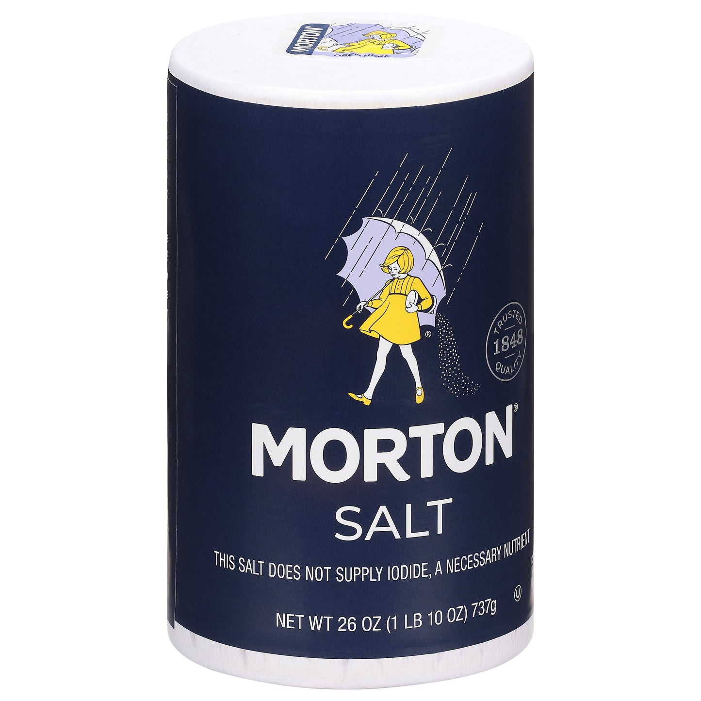 Morton Salt, Plain, 26 Ounce