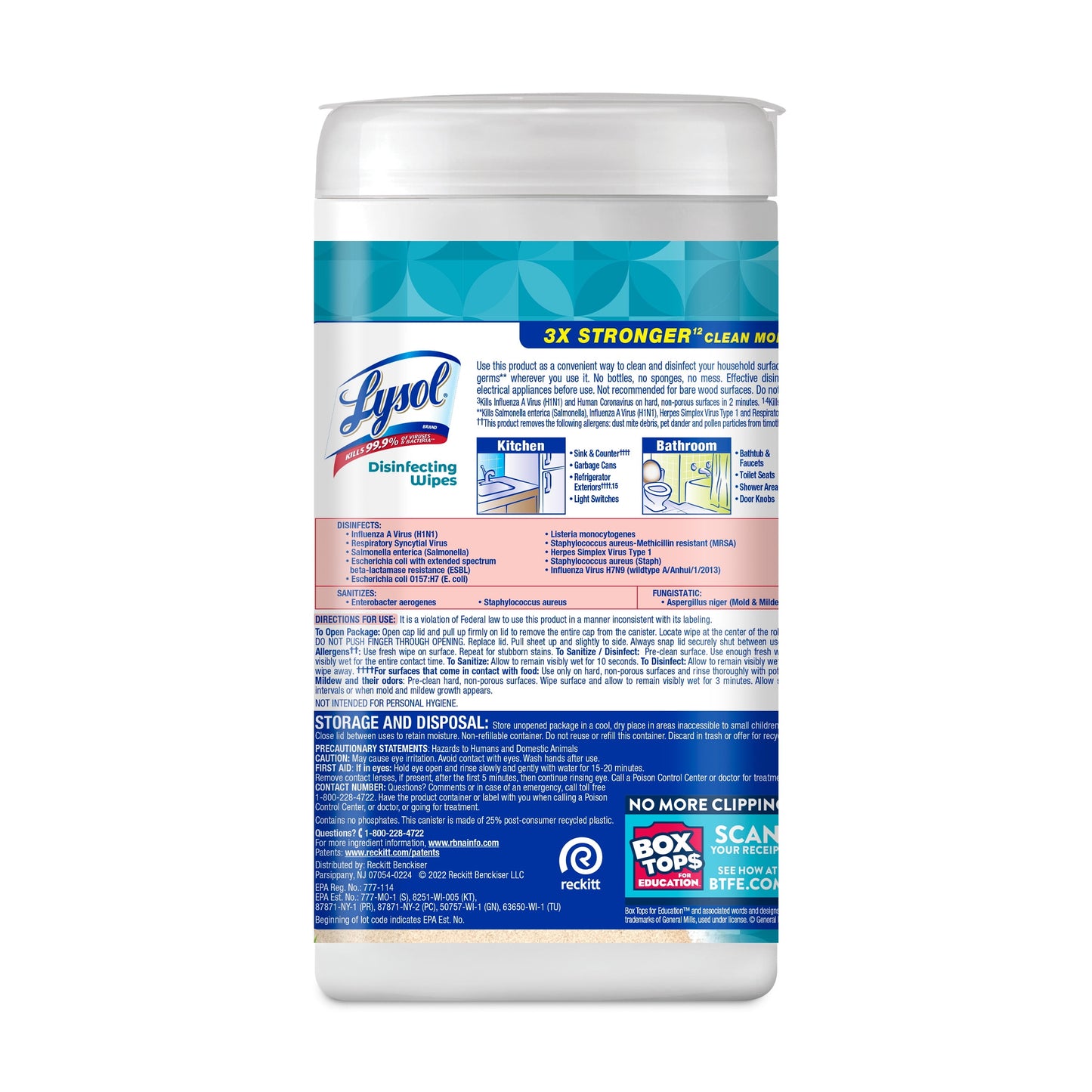 Lysol Disinfectant Wipes, Multi-Surface Antibacterial Cleaning Wipes, For Disinfecting and Cleaning, Coconut & Sea Minerals, 80 Count