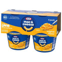 Kraft Original Mac N Cheese Macaroni and Cheese Cups Easy Microwavable Dinner, 4 ct Pack, 2.05 oz Cups