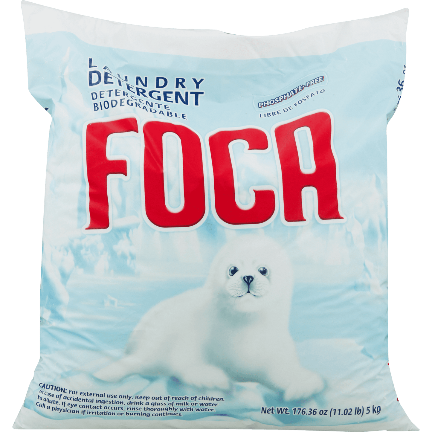 Foca Phosphate Free Laundry Detergent, 176.36 oz