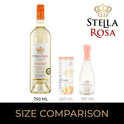 Stella Rosa Peach Semi-Sweet White Wine, 750ml Glass Bottle, Piedmont, Italy Serving Size 6oz