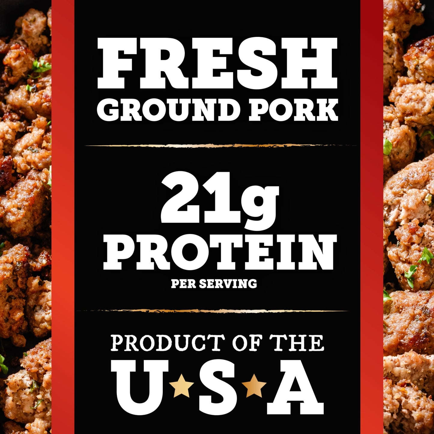 Tyson All Natural 85% Lean/15% Fat Ground Pork, 1.5 lb Tray