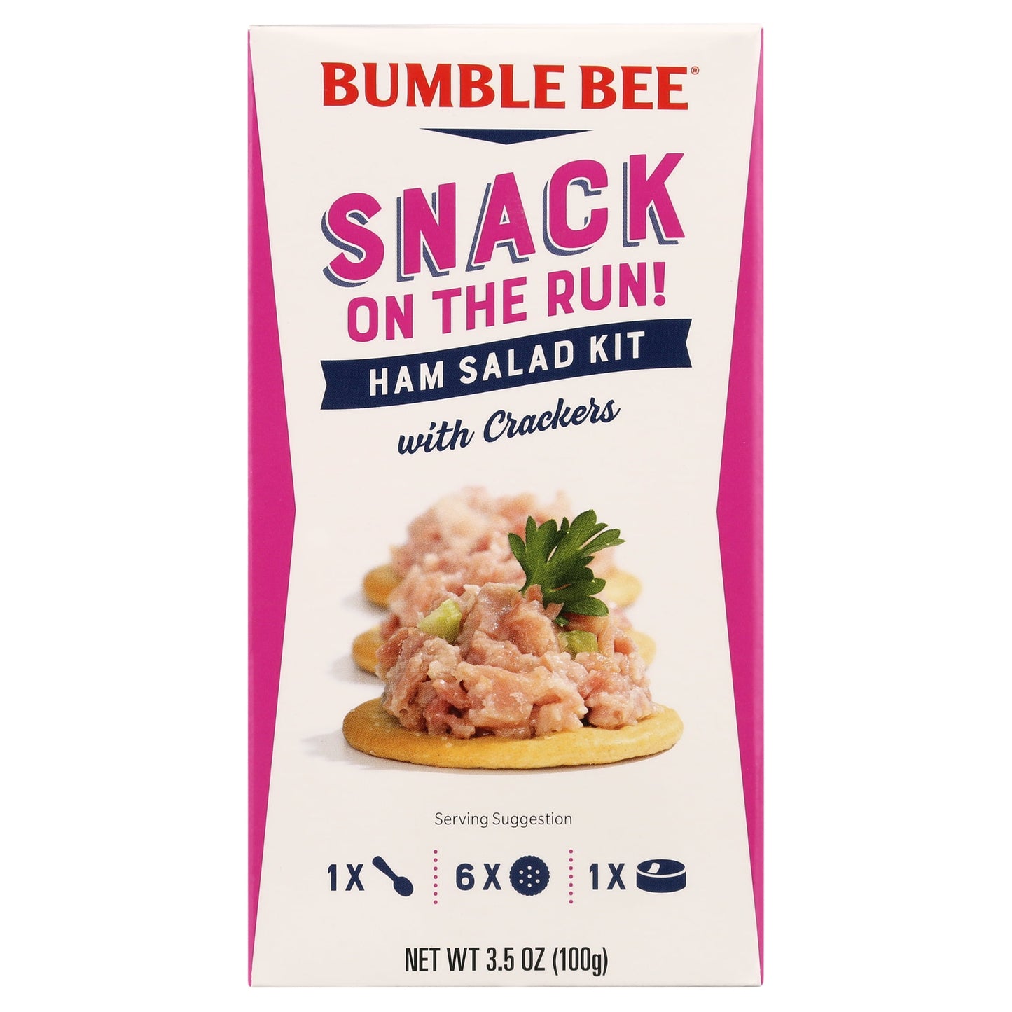 Bumble Bee Snack On The Run Ham Salad with Crackers Kit, 3.5 oz