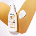 Dove Body Love Pampering Care Non Greasy Body Lotion Cream Oil for Dry Skin, 13.5 fl oz