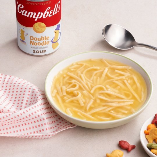 Campbell's Condensed Kids Soup, Double Noodle Soup, 10.5 Ounce Can