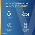 Vaseline Intensive Care Vitamin E Non Greasy Body Lotion for Dry Skin, Almond Smooth, 20.3 fl oz