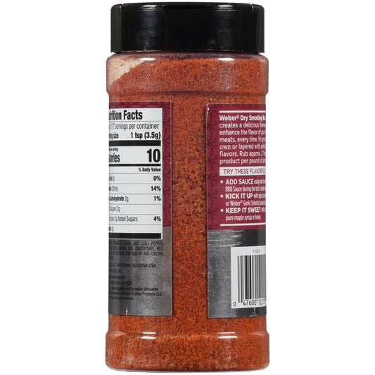 Weber KC BBQ Dry Rub, 14.5 oz