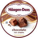 Haagen Dazs Chocolate Ice Cream, Gluten Free, Kosher, 1 Package, 14oz