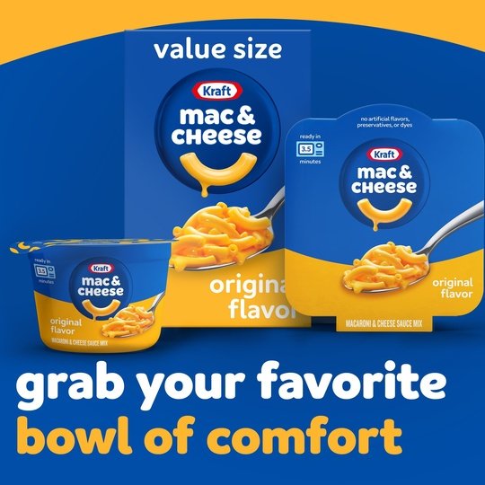 Kraft Original Mac N Cheese Macaroni and Cheese Dinner Value Size, 14.5 oz Box