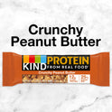 KIND Protein Gluten Free Crunchy Peanut Butter Snack Bars, 1.76 oz, 5 Count