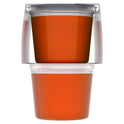 Jell-O Original Orange Jello Cups Gelatin Snack, 4 Ct Cups