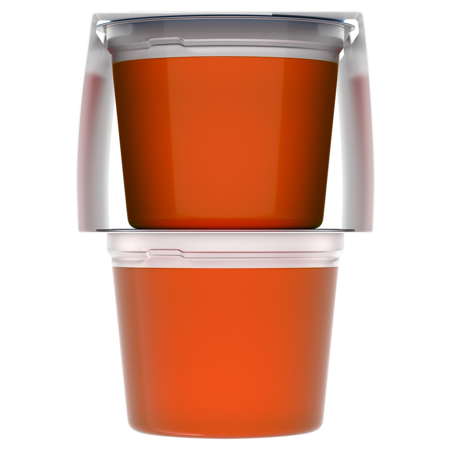 Jell-O Original Orange Jello Cups Gelatin Snack, 4 Ct Cups