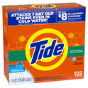 Tide Mountain Spring Powder Laundry Detergent, 143 oz, 102 loads