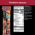 KIND Gluten Free Cranberry Almond Snack Bars, 1.4 oz, 6 Count