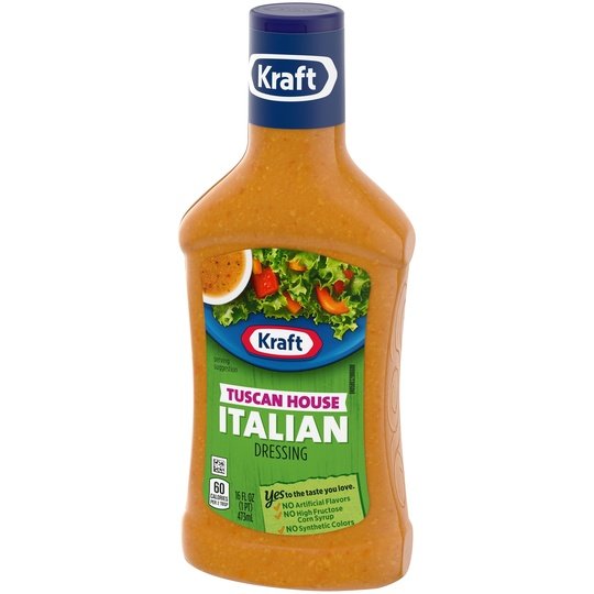 Kraft Tuscan House Italian Salad Dressing, 16 fl oz Bottle