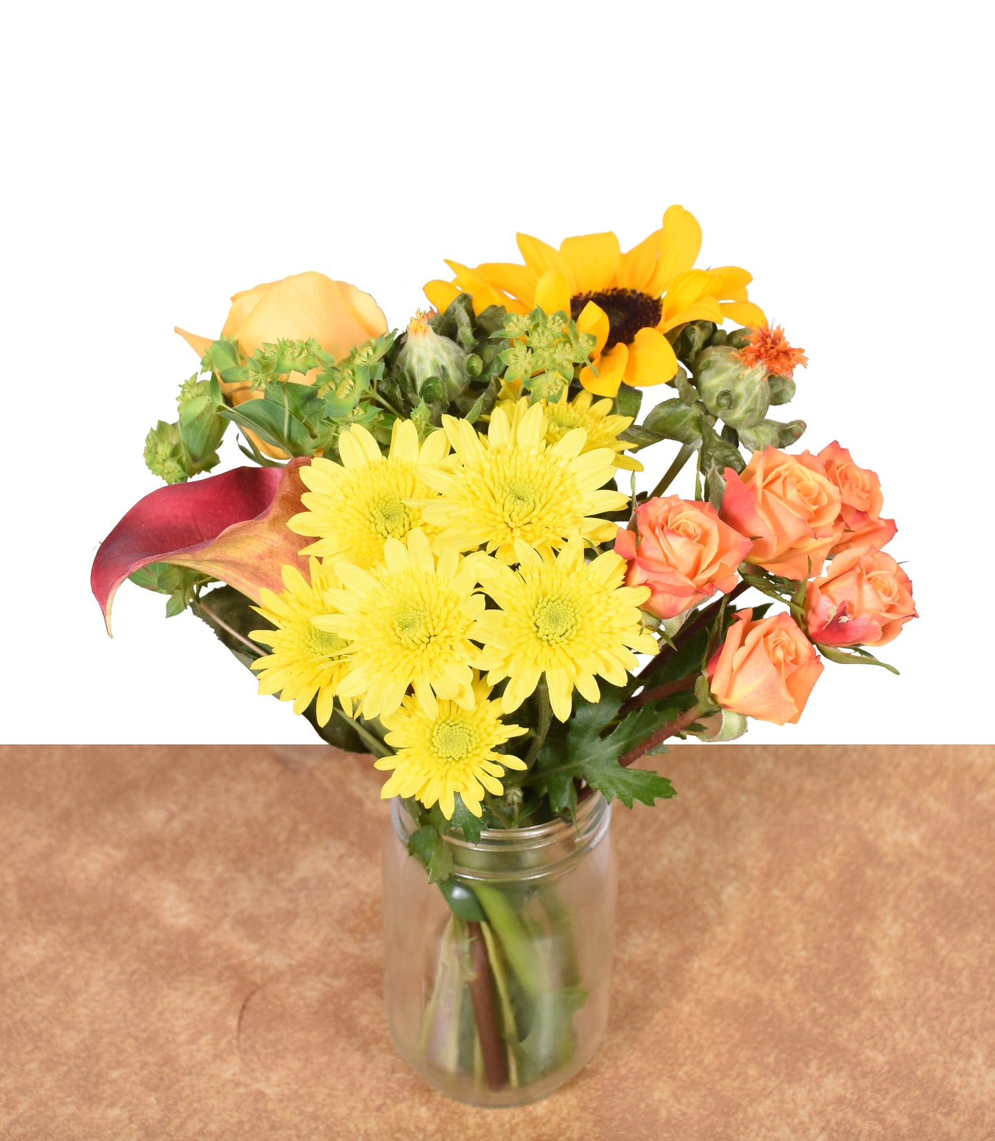 Fresh-Cut Small Mixed Flower Bouquet, Minimum of 12 Stems, Colors Vary