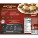 Banquet Family Size Backyard BBQ Boneless Patties Frozen Meal, 26 oz