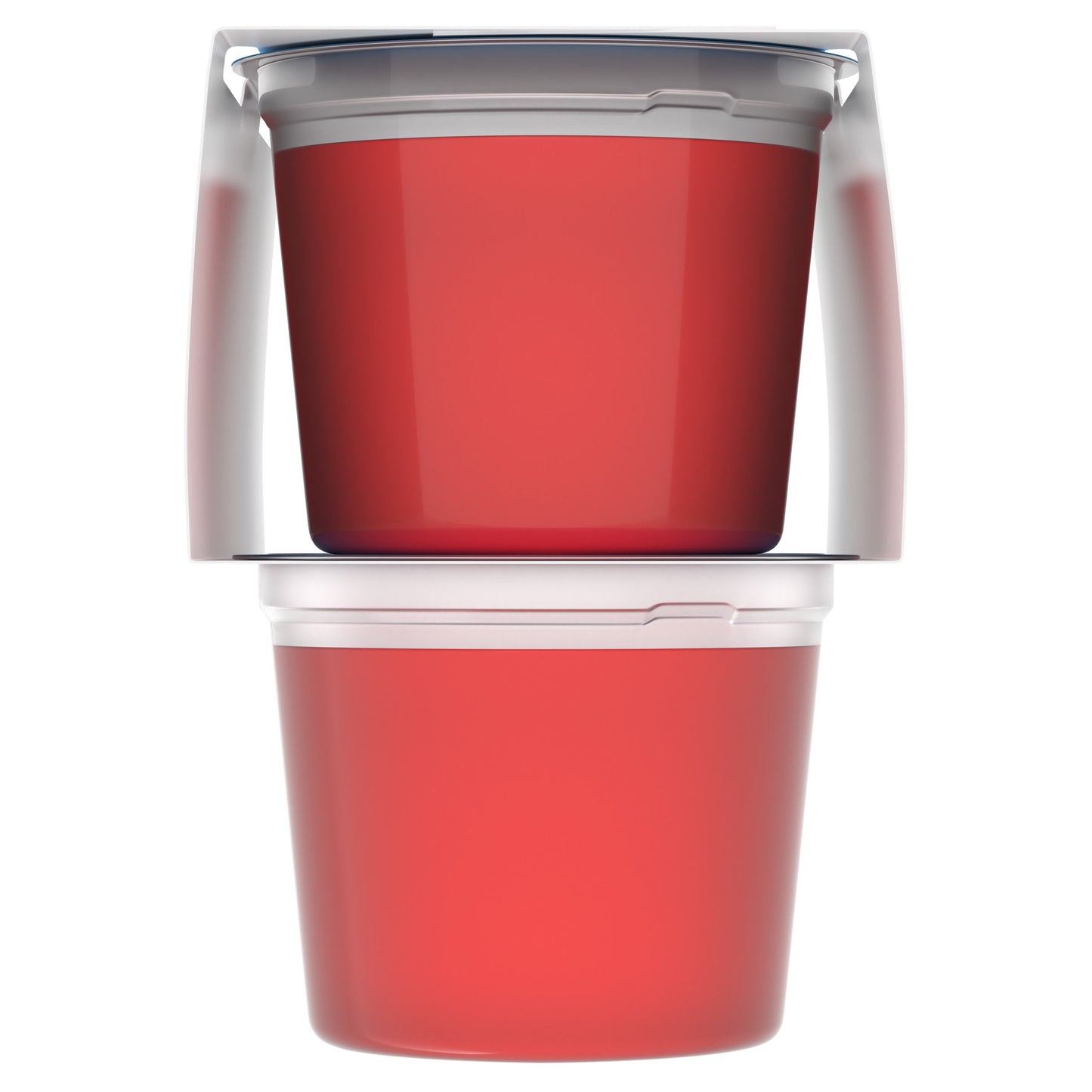 Jell-O Original Strawberry Jello Cups Gelatin Snack, 4 Ct Cups