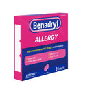 Benadryl Ultratabs Antihistamine Cold & Allergy Relief Tablets, 24Ct