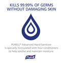 Purell Advanced Hand Sanitizer Refreshing Gel, 8 oz Pump Bottle