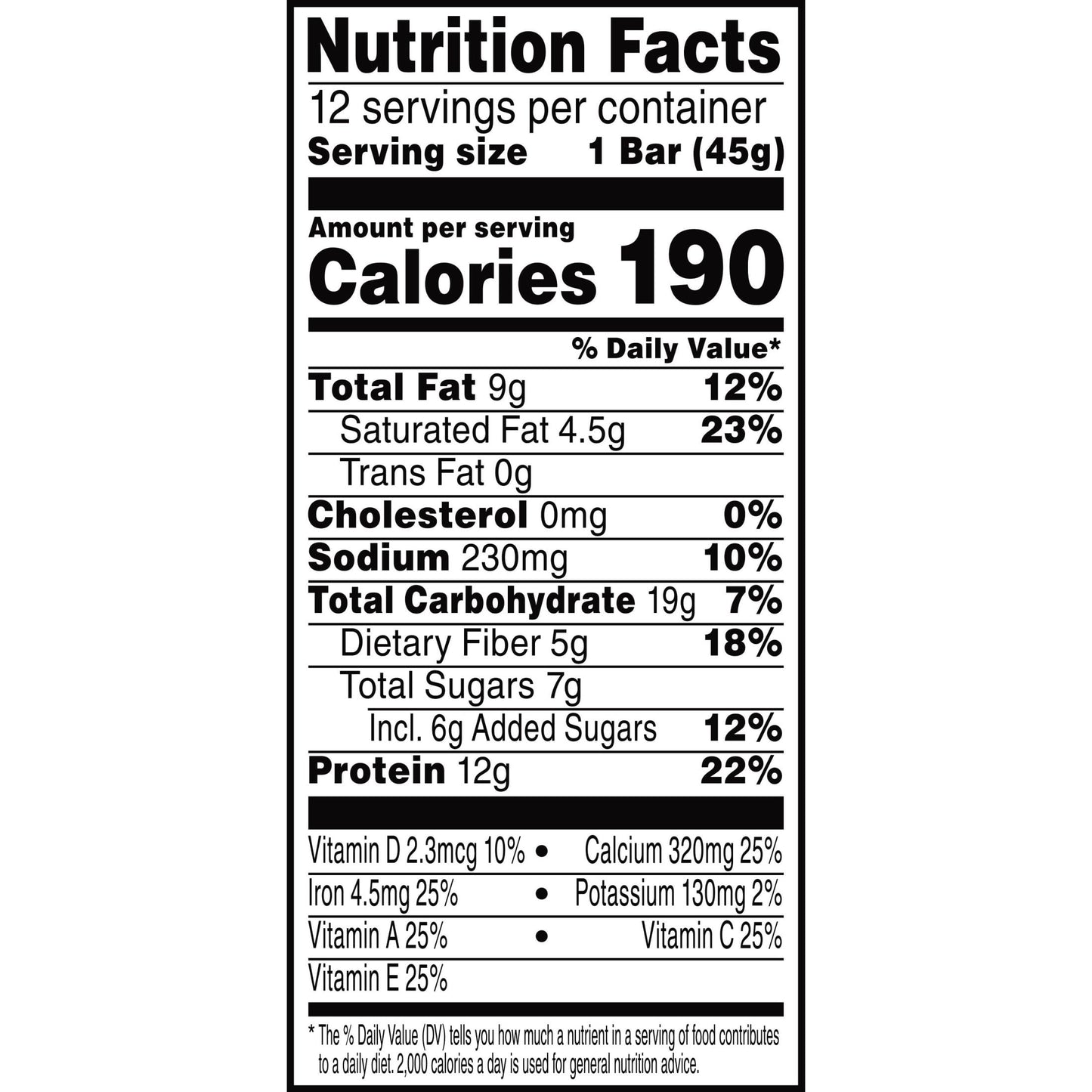 Kellogg's Special K Chocolate Peanut Butter Chewy Protein Meal Bars, Ready-to-Eat, 19 oz, 12 Count